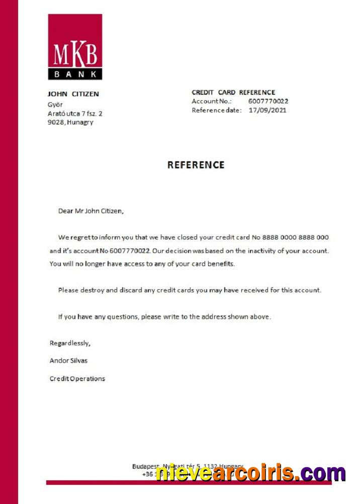 Hungary MKB Bank closure reference